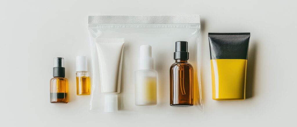 Photo of skincare products