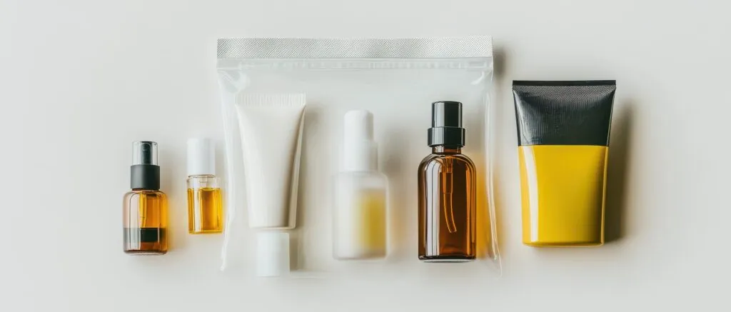 Photo of skincare products